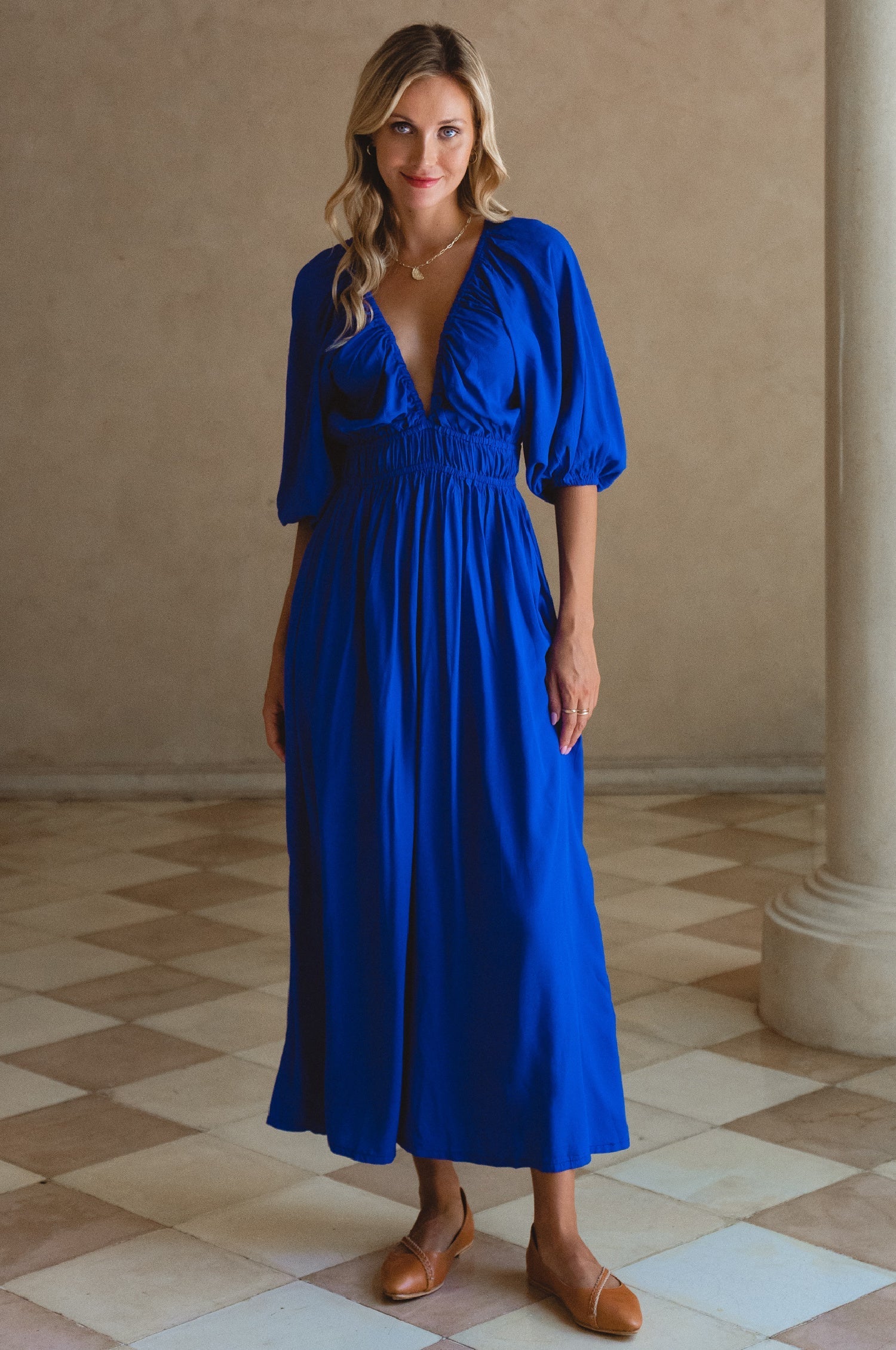Kezas Rayon Maxi Dress