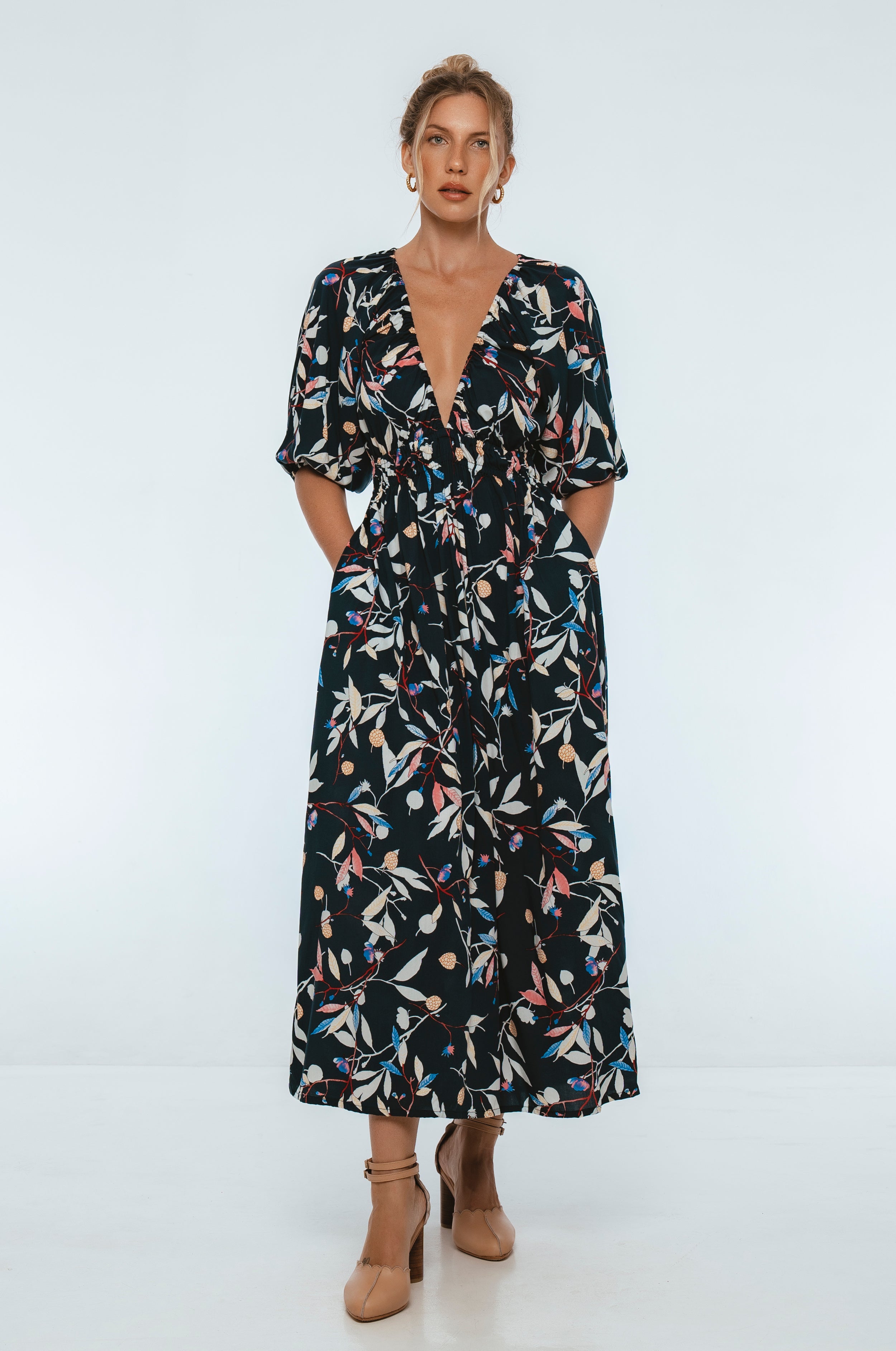 Kezas Rayon Maxi Dress