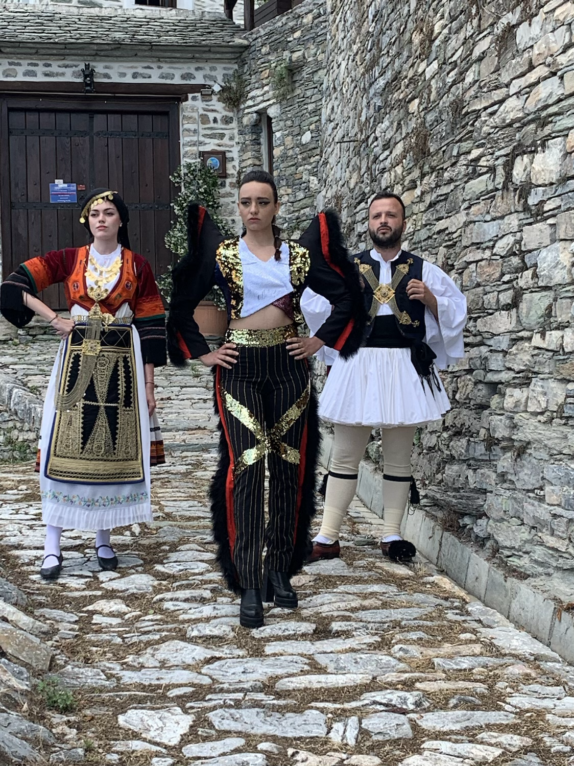 EVEZET Stunning Woman Suit Dedicated Design “Filiki Eteria “ Flag