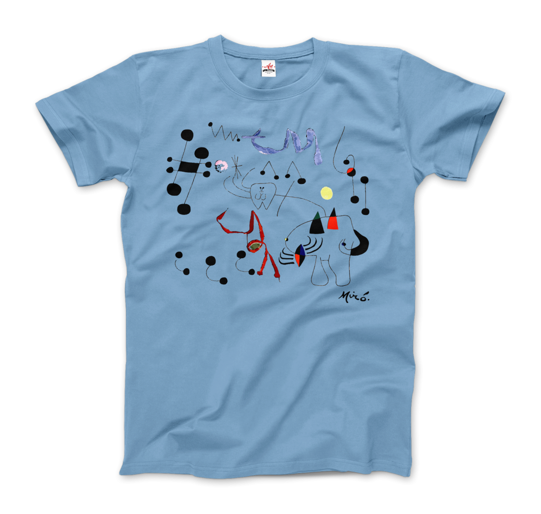 Joan Miro Woman Dreaming of Escape 1945 artwork t-shirt