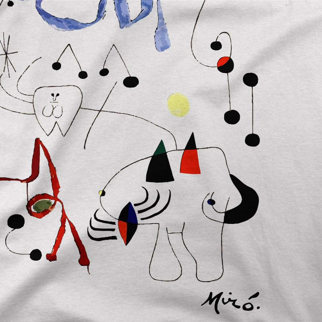 Joan Miro Woman Dreaming of Escape 1945 artwork t-shirt