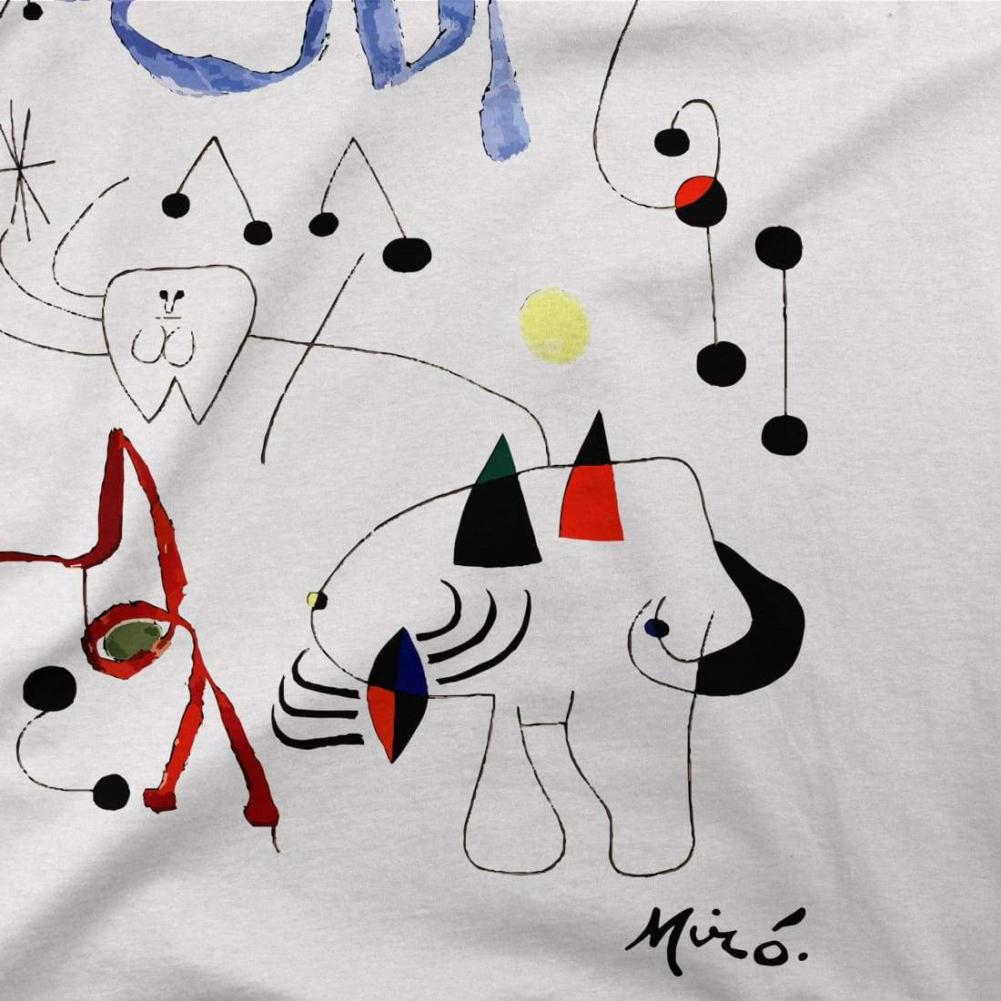 Joan Miro Woman Dreaming of Escape 1945 artwork t-shirt