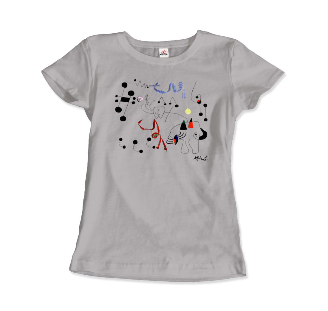 Joan Miro Woman Dreaming of Escape 1945 artwork t-shirt