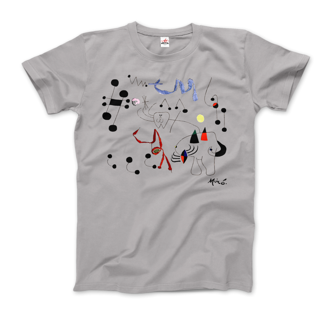 Joan Miro Woman Dreaming of Escape 1945 artwork t-shirt