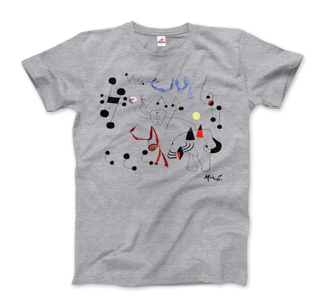 Joan Miro Woman Dreaming of Escape 1945 artwork t-shirt