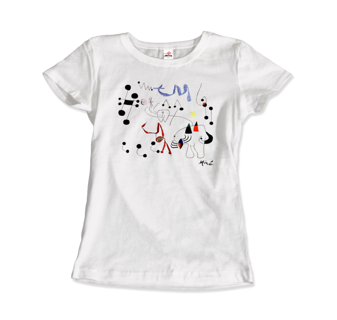 Joan Miro Woman Dreaming of Escape 1945 artwork t-shirt