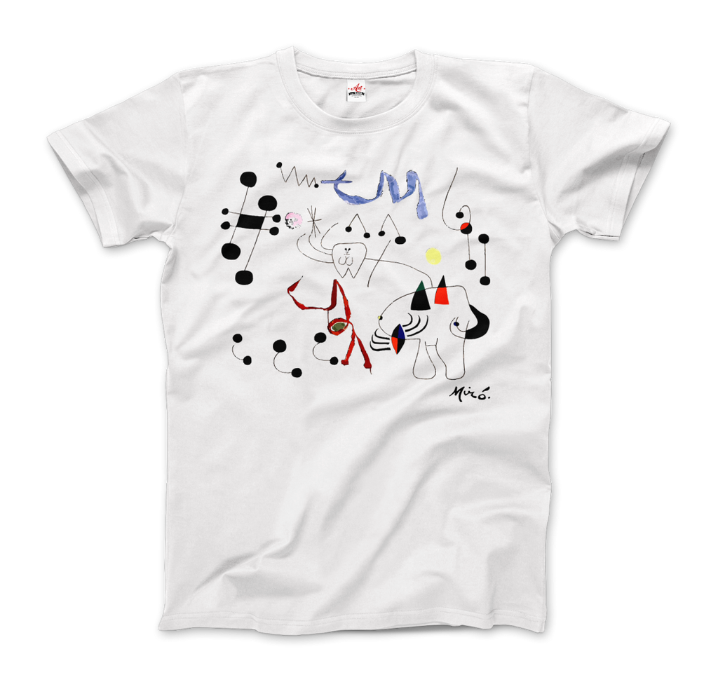 Joan Miro Woman Dreaming of Escape 1945 artwork t-shirt
