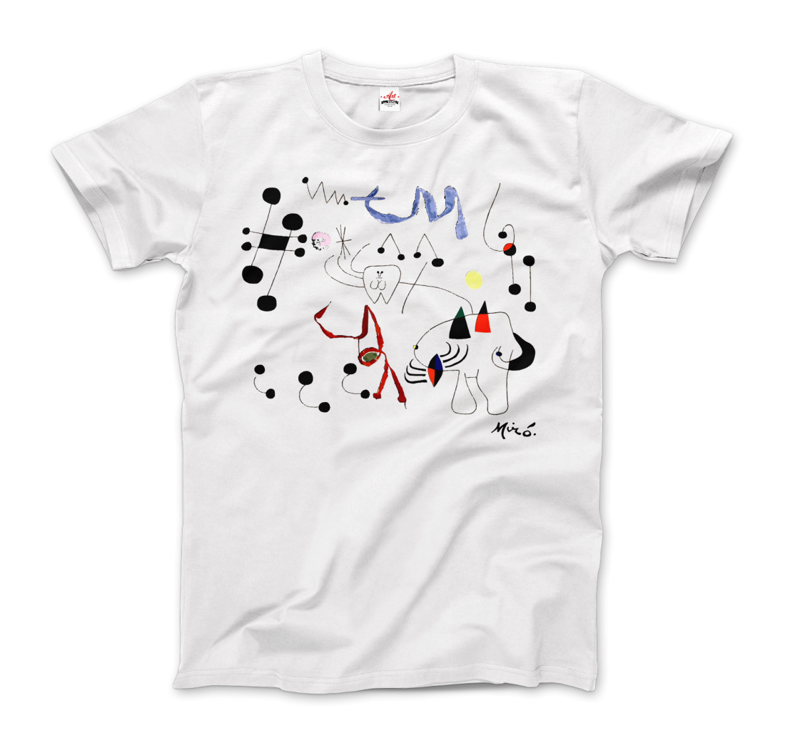 Joan Miro Woman Dreaming of Escape 1945 artwork t-shirt